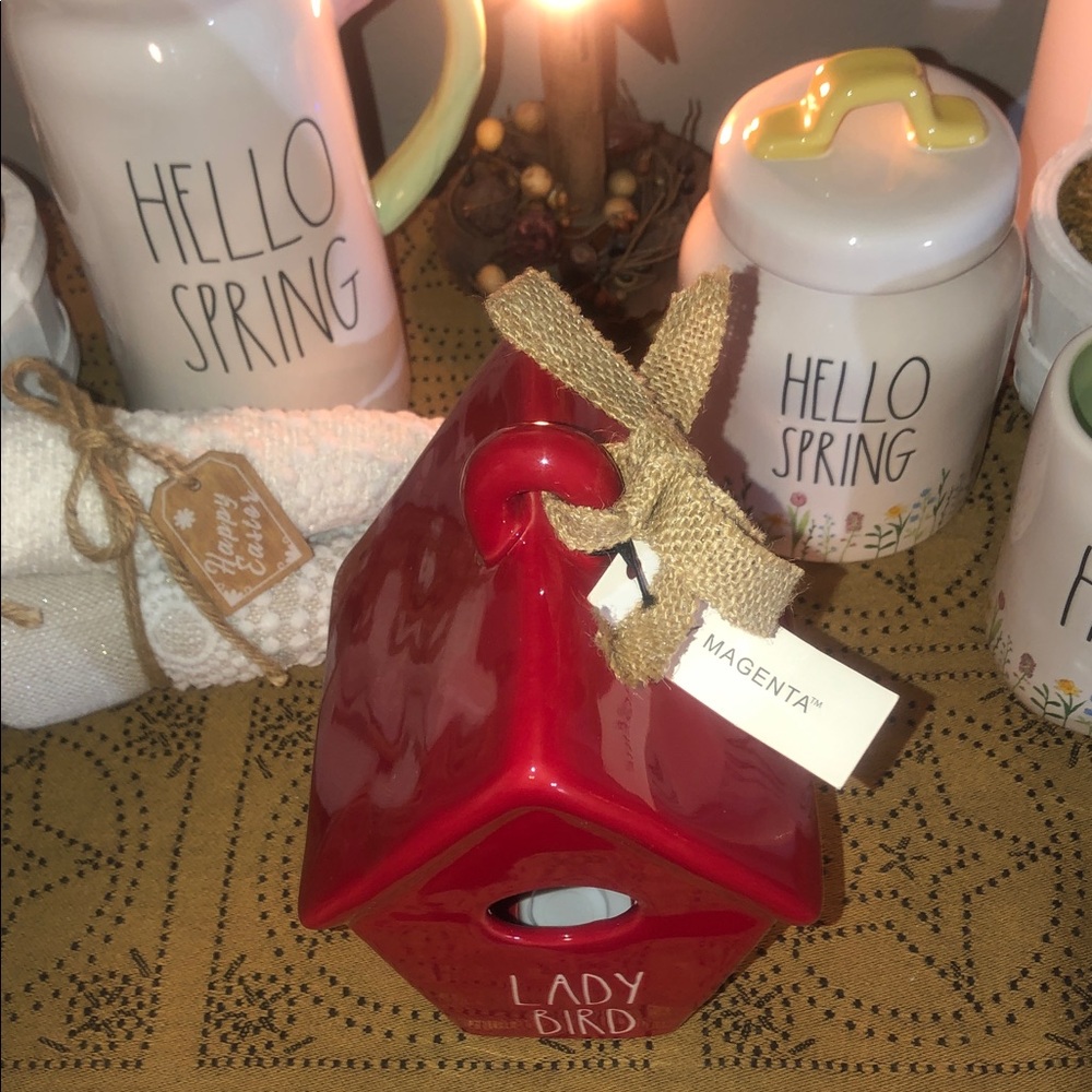 Rae Dunn LADY BIRD Double Sided Birdhouse (Ladybug) - Picture 4 of 11